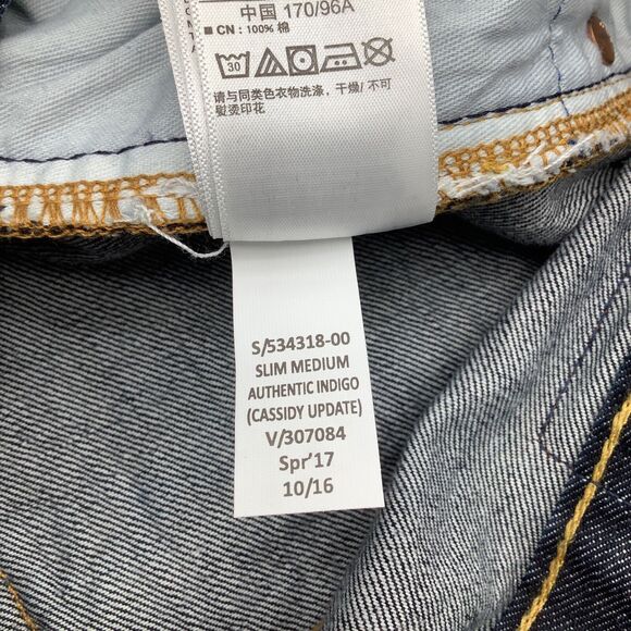 Gap 1969 Mens Slim Denim Jeans Blue Size 38 x 30 (Actual 40 x 30) NWT - Picture 10 of 10